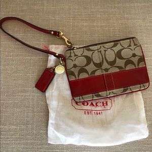 Authentic Coach Wristlet